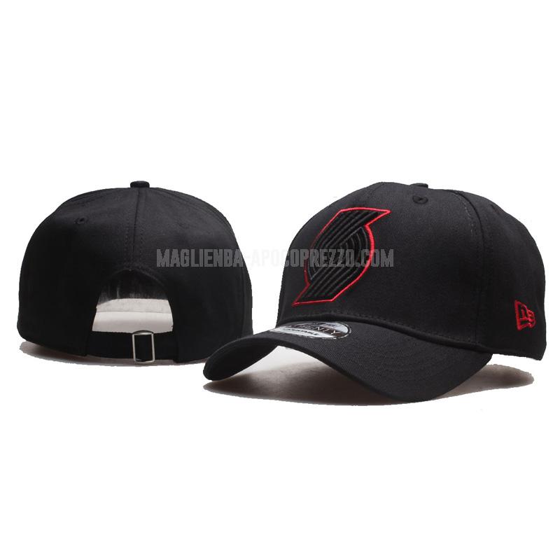 cappellino da baseball portland trail blazers di nero 2023