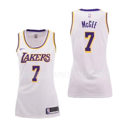 donna maglia los angeles lakers di javale mcgee 7 bianco association 2018-19