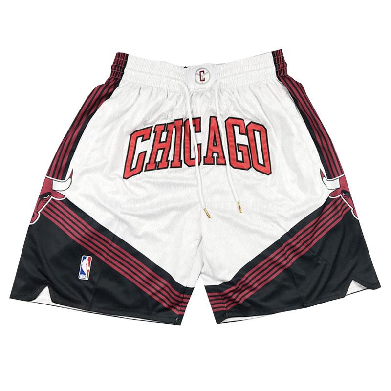 pantaloncini chicago bulls di bianco city edition 2023