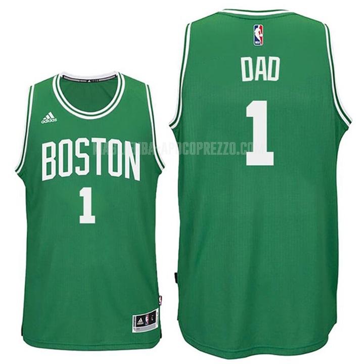uomo maglia boston celtics di dad 1 verde festa del papà