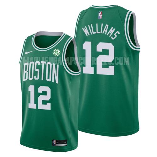 uomo maglia boston celtics di grant williams 12 verde icon