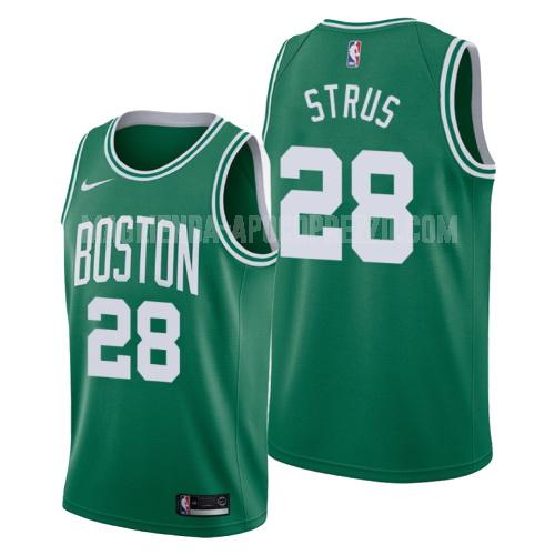 uomo maglia boston celtics di max strus 28 verde icon