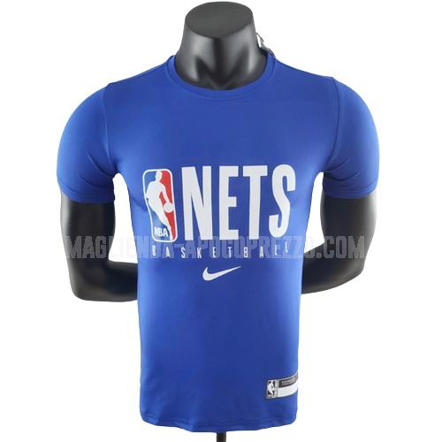 uomo maglietta da basket brooklyn nets di blu 22822a16 2022-23